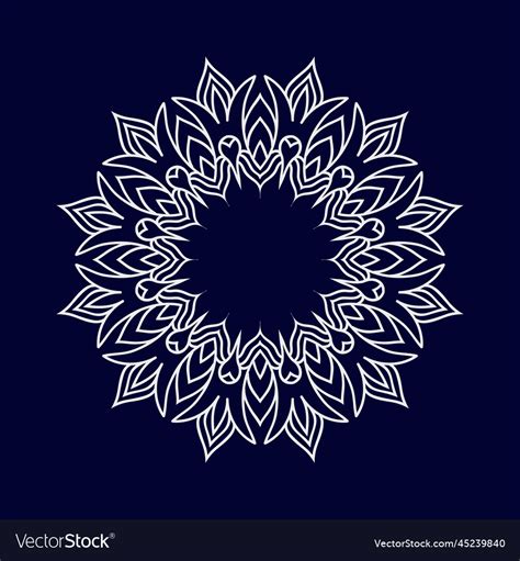 Islamic mandala background Royalty Free Vector Image