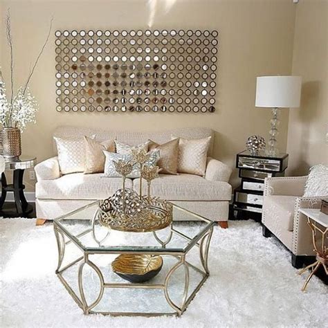 Admirable Gold Living Room Design Ideas (With images) | Gold living ...