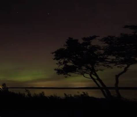 Time Lapse of Aurora Borealis Last Night [VIDEO]