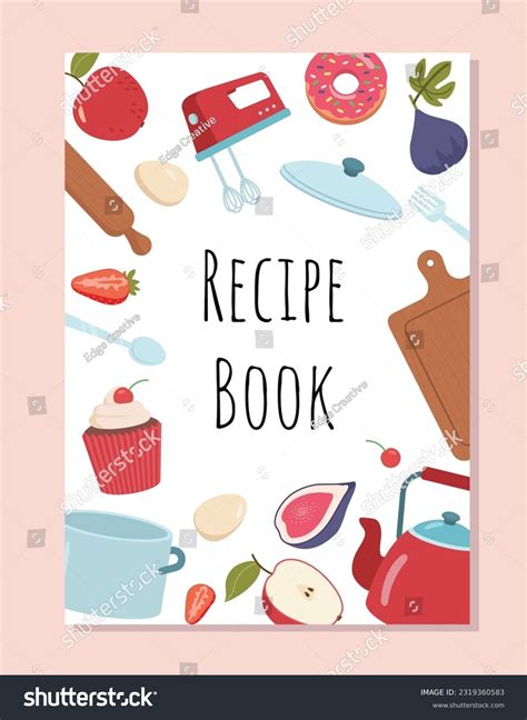 Recipe Book Cover: Over 2,666 Royalty-Free Licensable Stock Vectors ...