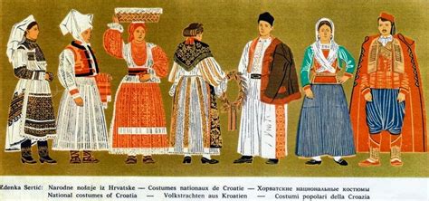 FolkCostume&Embroidery: Overview of Croatian costume part 1; Western ...