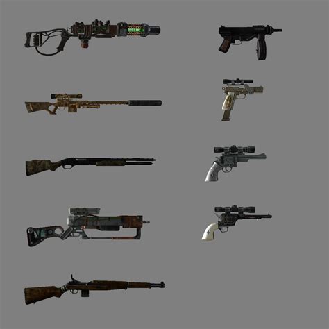 Fallout New Vegas Unique Weapons Map