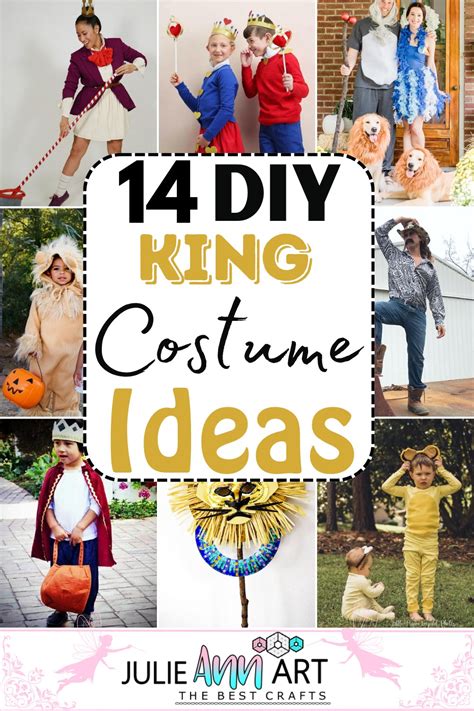 14 DIY King Costume Ideas For Whole Family - Julie Ann Art