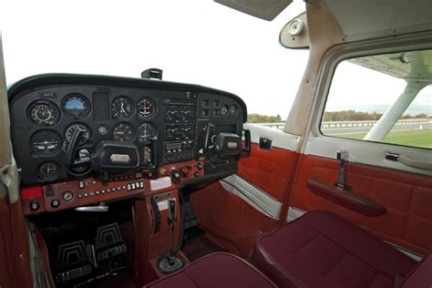 Interior of the Cessna 172 Skyhawk at Chester Airport