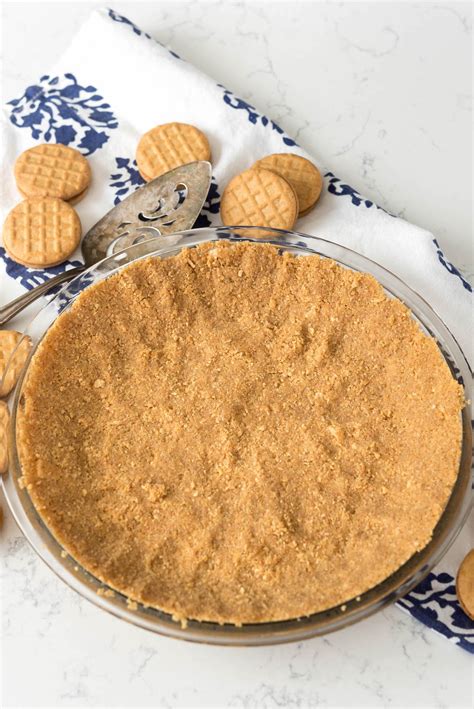 EASY Peanut Butter Cookie Pie Crust - Crazy for Crust