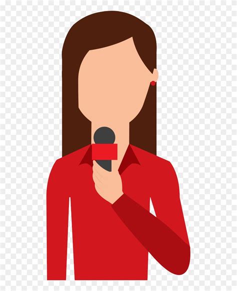 Reporter Png - News Reporter Vector Clipart (#697517) - PinClipart