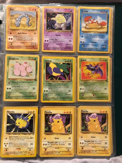 Pokémon Cards From the 90s 1995,96,98. binder 1 - Etsy