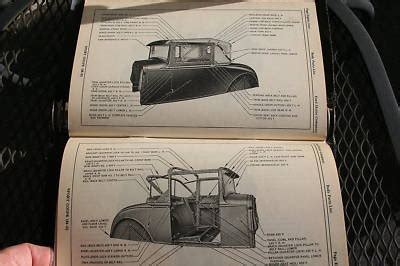 FORD MODEL A & AA BODY PARTS LIST 1928 1931 VTG BINDER | #110493773