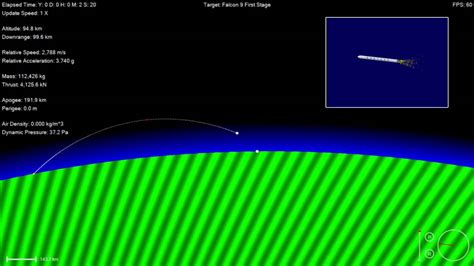 SpaceX Falcon 9 First Stage SSTO Simulation - YouTube