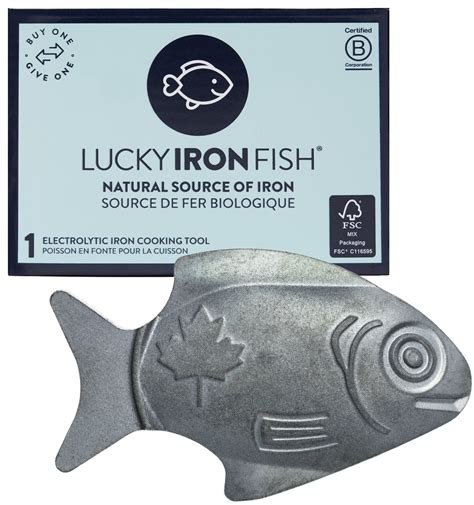 Lucky Iron Fish - A Cooking Tool to Add Iron to Food and Water, Reduce The Risk of Iron ...