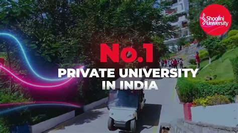 Shoolini Ranked No.1 Private University in India | THE world Rankings 2023 - YouTube