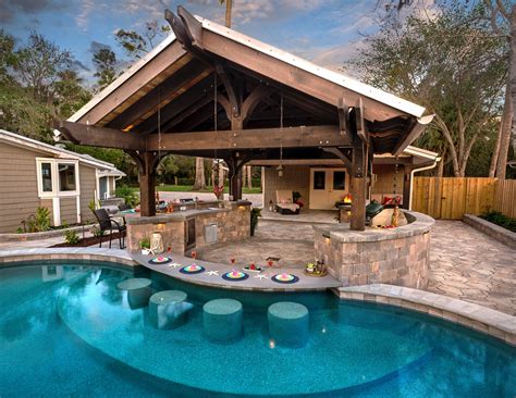 Featured Residential Projects | Backyard Pool | Cabana Jacksonville ...