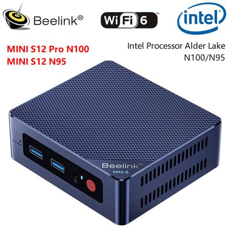 Beelink MINI S12 Pro Windows 11 Intel 12th Gen N100 Mini PC DDR4 16GB ...