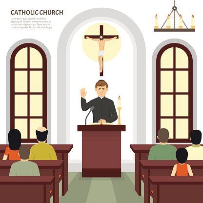 Catholic Church Priest Stock Clipart | Royalty-Free | FreeImages