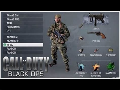 Black Ops MP5K SMG FFA Gameplay on Firing Range! COD BO1 Multiplayer ...