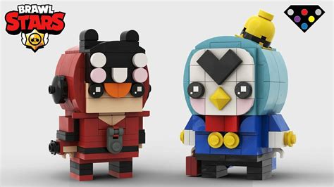 ArtStation - How to make Lego Brawl Stars Mr P and Ladybug Bea | Lego Moc