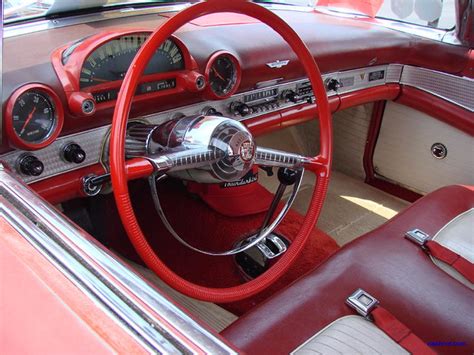 1955-ford-thunderbird-interior | Alfonso Irene | Flickr