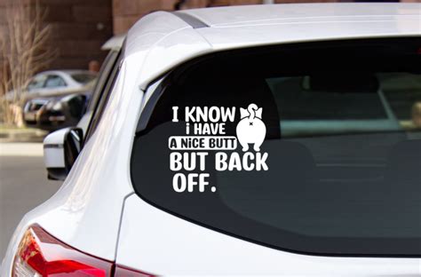 Car Sticker Decal Back Off | Lazada PH