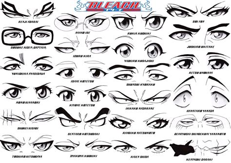 Eye Set - Bleach Part 2: Soul Society | Bleach drawing, Bleach anime ...