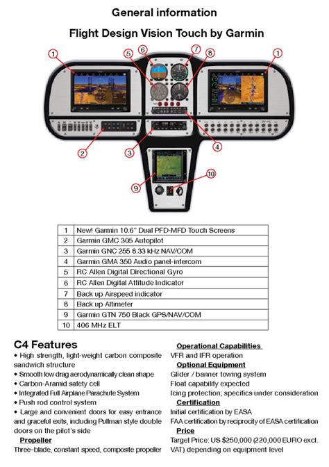 Flight Design C4 brochure | Aviaexpo.com