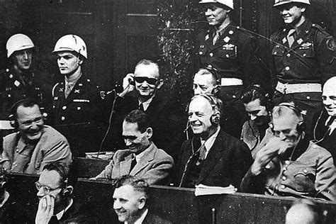 Former Third Reich leaders laugh at a translation error during ...