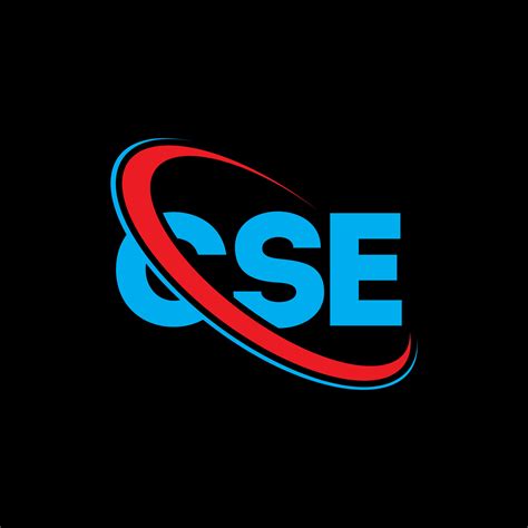 CSE logo. CSE letter. CSE letter logo design. Initials CSE logo linked with circle and uppercase ...