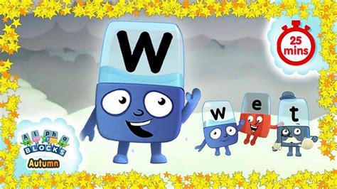 #Autumn Alphablocks | Wet Weather | Full Episodes | Learn How to Read - YouTube