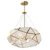 NORTH AVENUE Siena 3-Light Brass Mid-Century Modern Pendant Light ...