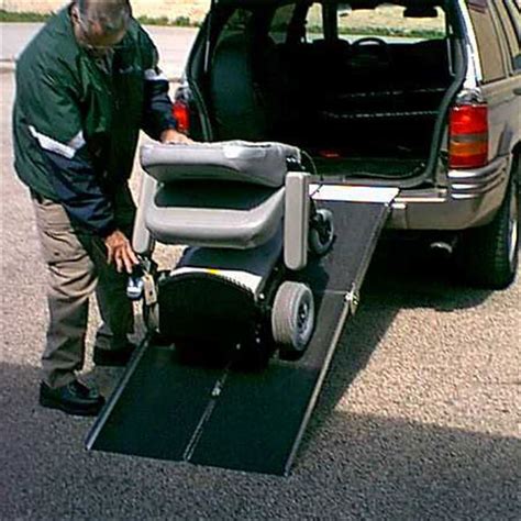 6' PVI Aluminum Multi-Fold Rear Door Wheelchair Van Ramp - 800 lbs. Capacity | Discount Ramps