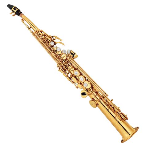 Yamaha YSS82ZR Custom Soprano Saxophone, Gold Lacquer at Gear4music