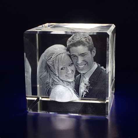 Photo Crystal Cube Large - 3D - Photocrystal.com.au