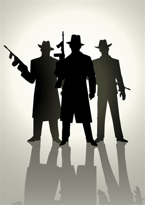 Life Lessons from Gangsters | Silhouette illustration, Superhero cartoon, Scary eyes