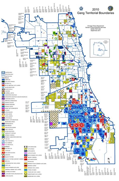 Chicago Gang Territory Map