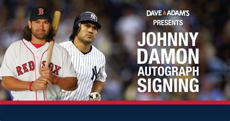 Johnny Damon Autograph Signing – Dave and Adam's Store