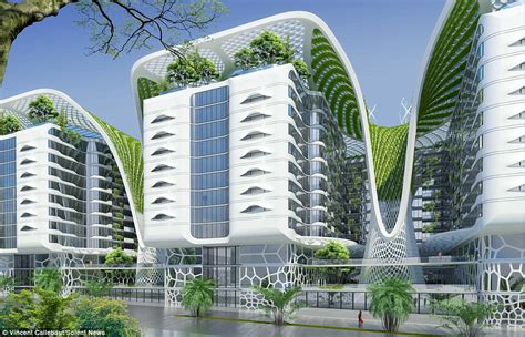 The 'ultimate eco-building': Architect designs futuristic billion-pound ...