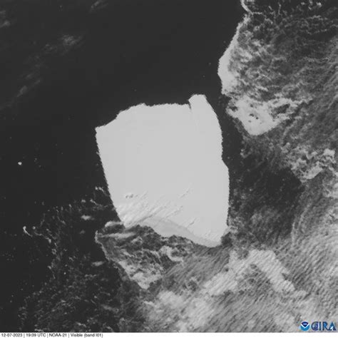 World’s largest iceberg headed toward warm waters