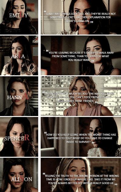 99 Pretty Little Liars Quotes-Ideen | pll zitate, pretty little liars, little liars