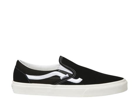 เอสปาดริลล์ Vans Classic Slip-On Sidestripe Black | SASOM