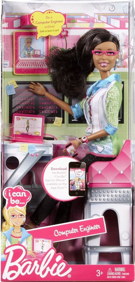 *2010 I can be computer engineer black Barbie doll 2 #V7123 | Barbie computer, Barbie dolls ...