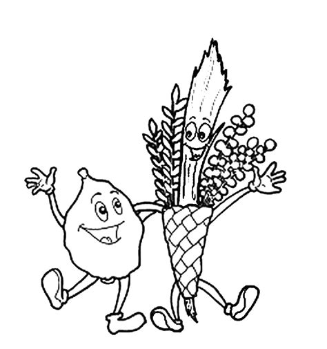 Sukkot Coloring Pages