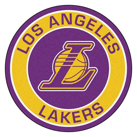 Los Angeles Lakers NBA Roundel Mat | Los angeles lakers, Los angeles lakers logo, Lakers logo