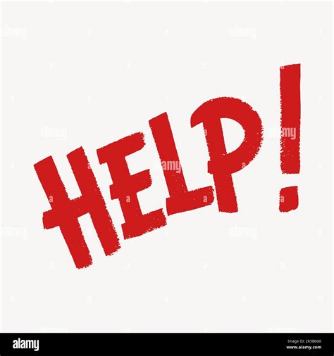 Help! clipart, text illustration vector Stock Vector Image & Art - Alamy