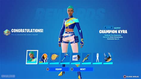 How To Get Champion Kyra Skin FREE In Fortnite! (Victory Trophy Emote) FNCS Cup! - YouTube