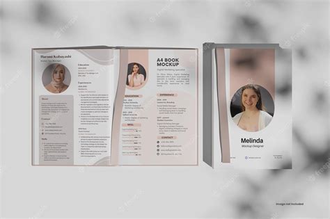 Premium PSD | Open book and cover book mockup