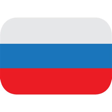 Russia flag emoji clipart. Free download transparent .PNG | Creazilla