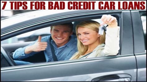 PRE-APPROVED CAR LOANS | 7 Tips For Bad Credit Auto Financing - YouTube