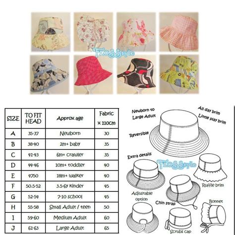 Template Free Bucket Hat Pattern