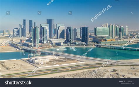 Aerial Skyline Abu Dhabi City Centre Stock Photo 1128426773 | Shutterstock