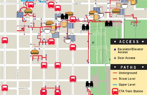 Interactive Pedway Map | American Coach Limousine - Chicago, IL