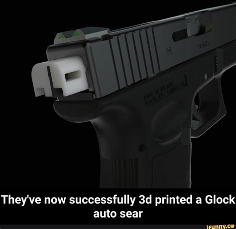 They've now successfully 3d printed a Glock auto sear - They've now ...